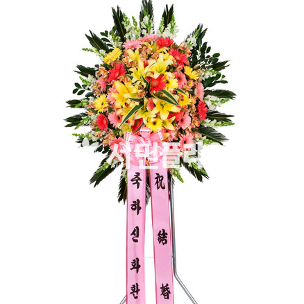 축 1단화환 (오브제)