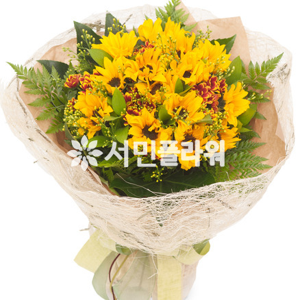 해바라기꽃다발 109b