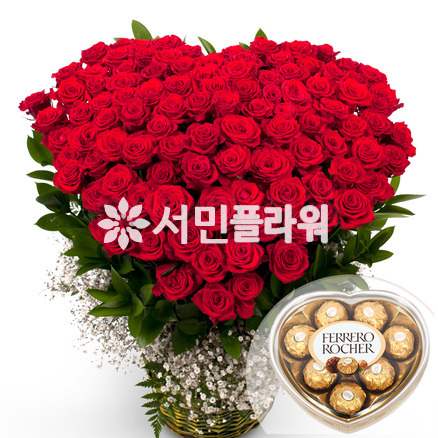 내마음을담아(100송이)-2(초콜렛포함)