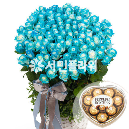 하늘사랑-100송이-2(초콜렛포함)★예약배송상품★