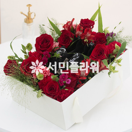 감사합니다 꽃상자