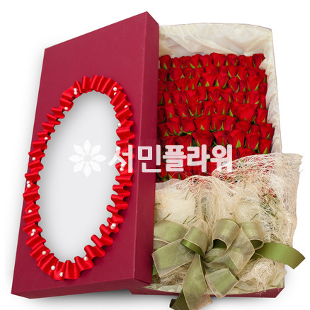 100송이꽃상자 (가격문의)